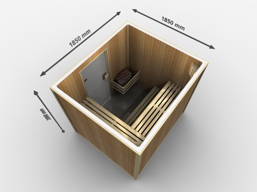 Finská sauna SaunaTop Sedan 1818