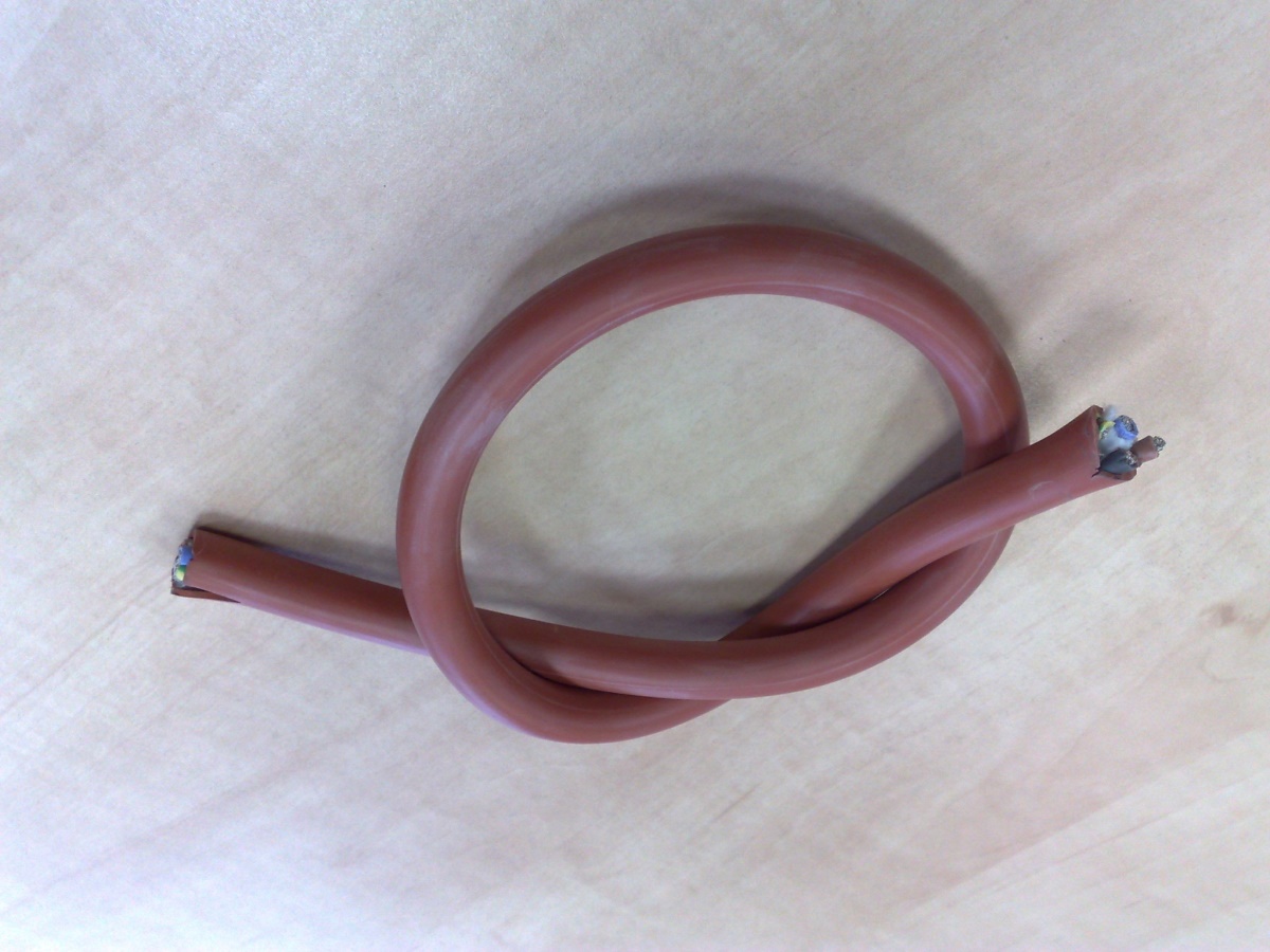 Silikonový kabel k topidlu