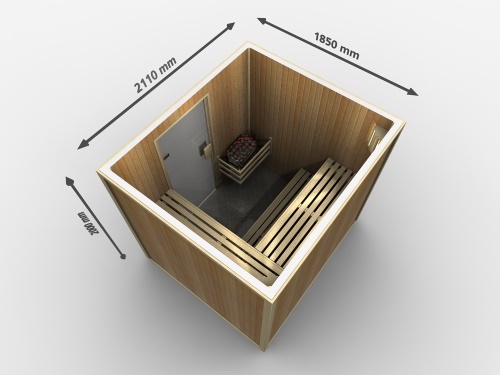 Finská sauna SaunaTop Sedan 2118